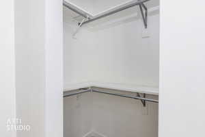 View of spacious closet