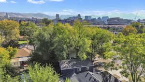 Drone / aerial view of mountains