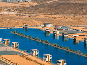 Bird's eye view of expansive beach