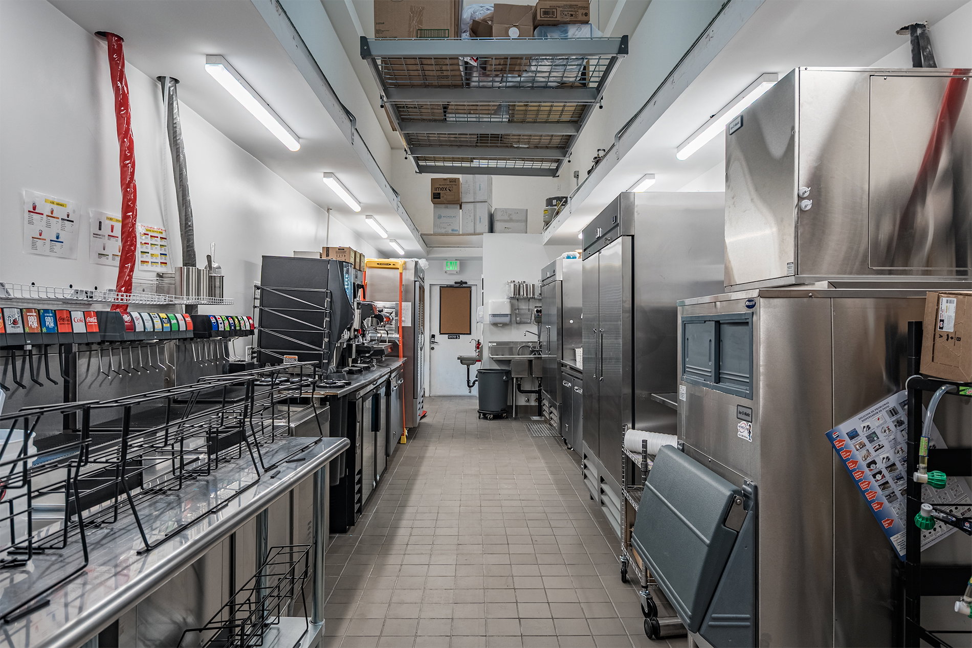 View of kitchen
