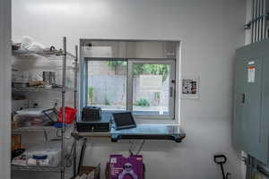 Utilities with electric panel