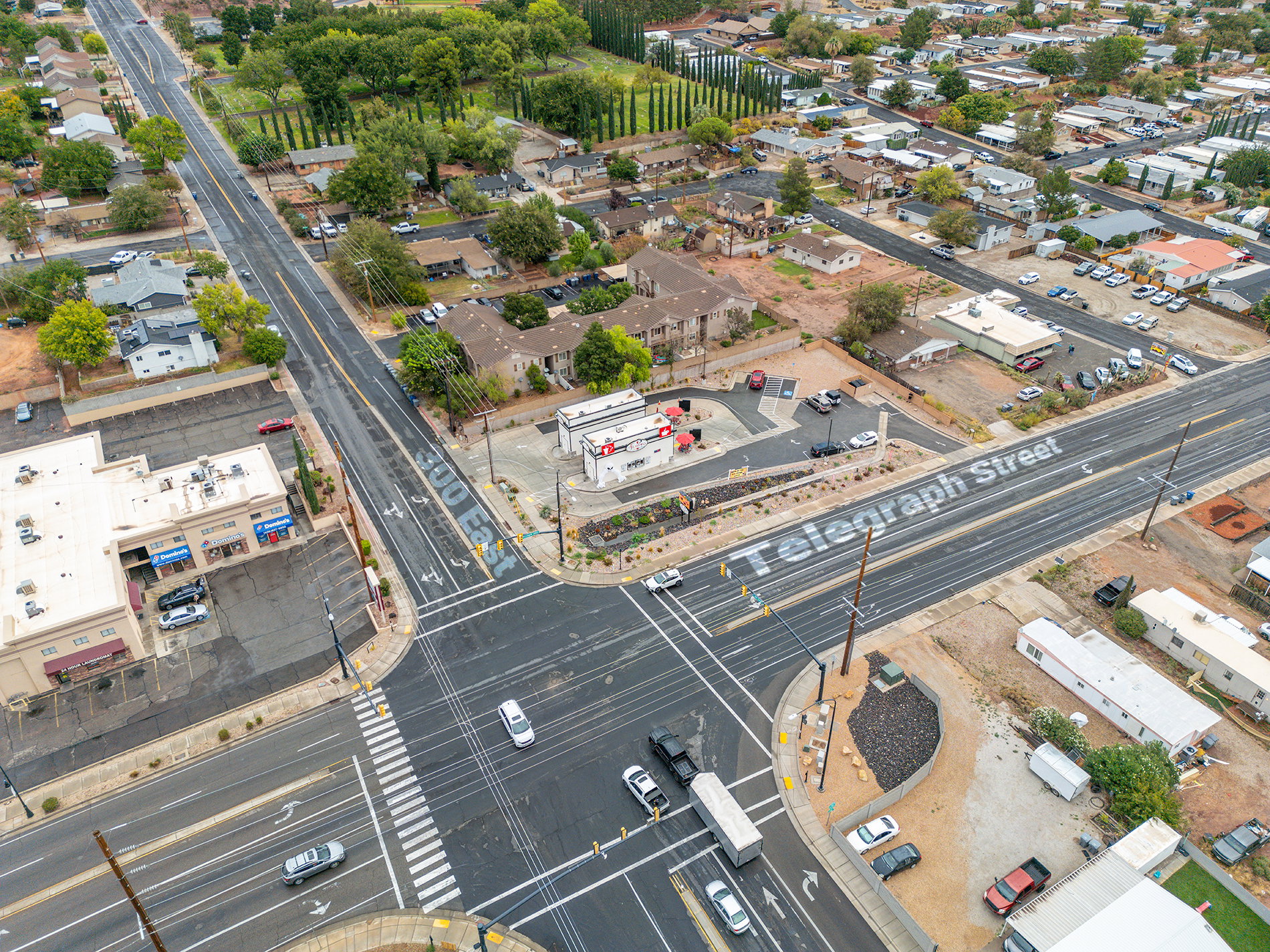 Drone / aerial view