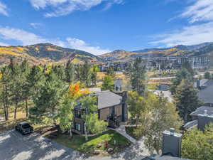 View of mountain background