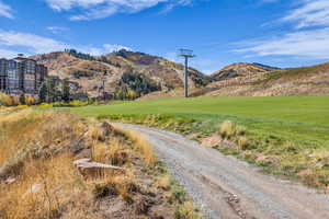 View of mountain backdrop