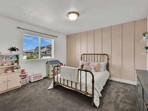 Large Bedroom with cute wall