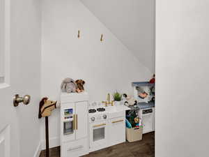 Playroom off of the great room