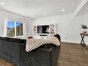 Living room with lots of natural light