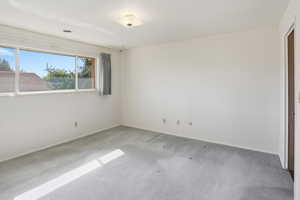 Large primary bedroom with 3 closets