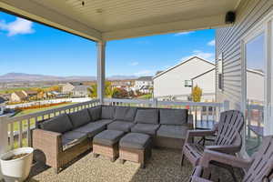 View of patio featuring a residential view