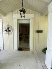 Front entry doorway to property