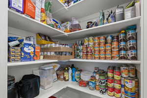 View of storage area