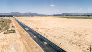 View of rural area featuring a mountain backdrop