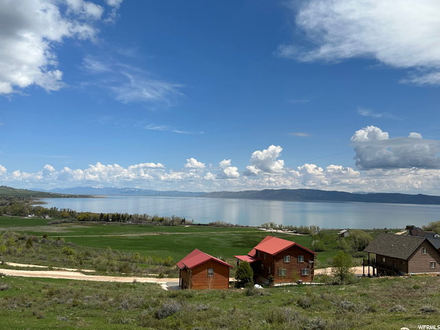 Water view featuring a mountain backdrop