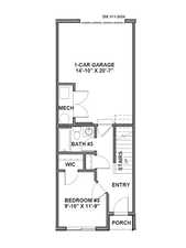View of floor plan / room layout