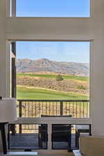 View of mountain background