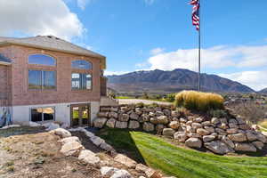 Exterior basement entrance view