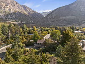 View of mountain background