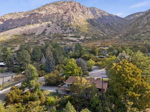 View of mountain background