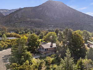 View of mountain background