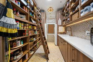 Pantry featuring a sink