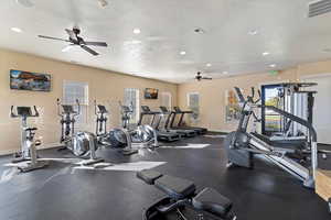 HOA clubhouse gym