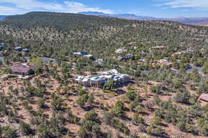 Aerial view of mountains
