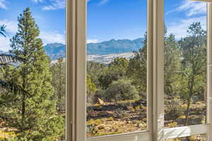 View of mountain background