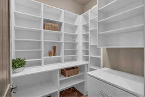 View of storage area