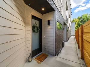 Entrance to property