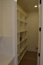 View of storage area