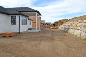 View of yard featuring a patio