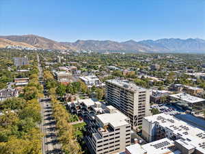East view with University of Utah and Medical center in the backdrop