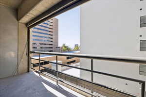 View of balcony off primary suite