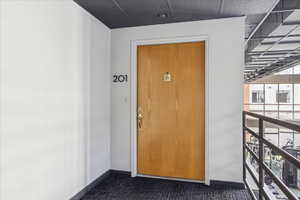 Entrance to property