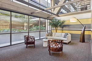 Lobby featuring a high ceiling