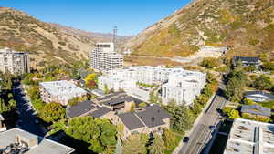 Aerial view of mountains