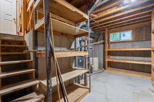 Storage room with utilities