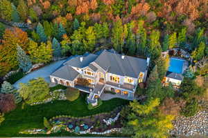 Aerial view of property and surrounding area