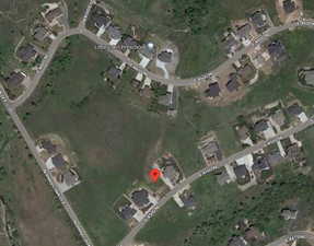 Aerial map of property and surrounding area