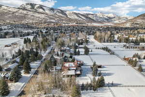 View of mountain background
