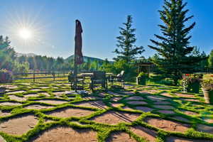 Surrounding community featuring a mountain view