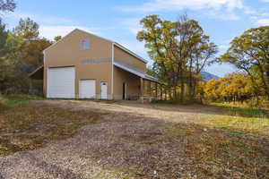 View of outdoor structure
