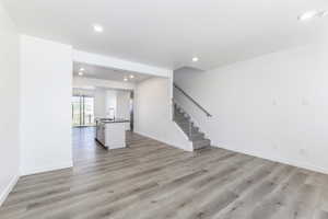 Bright by day, cozy by night-this living room is ready for anything from lazy Sundays to lively get-togethers. *Model home