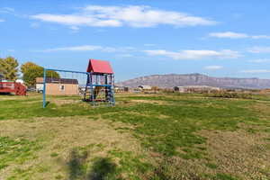 View of mountain background