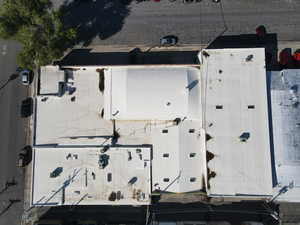 View from above of property