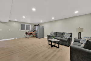 Finished Basement with open concept