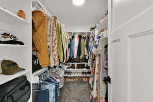 Large Primary closet.