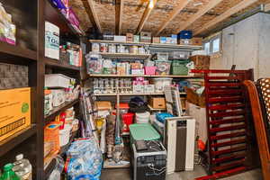 View of storage area