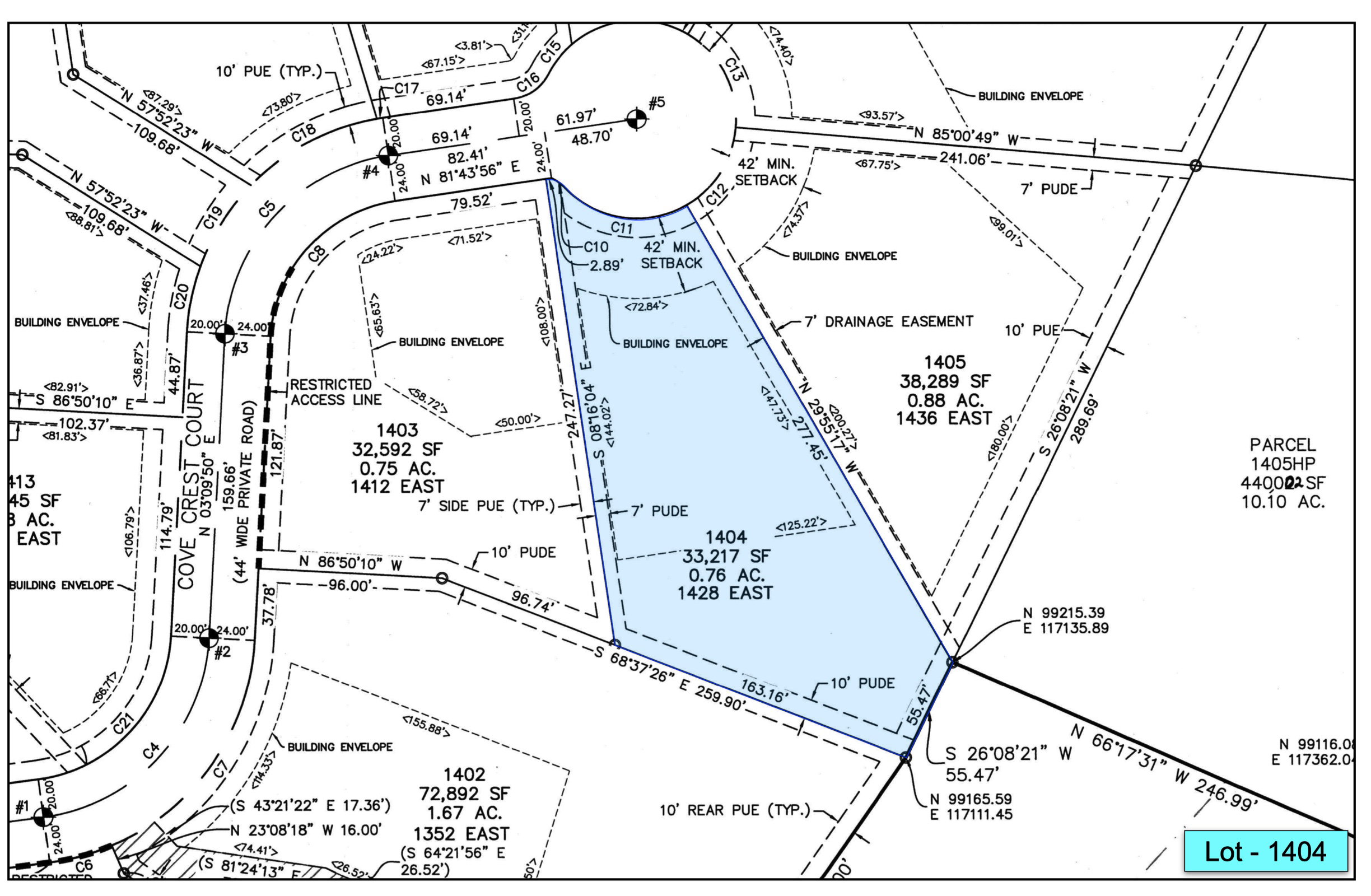 Parcel map
