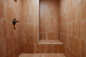 Full bath with tiled shower